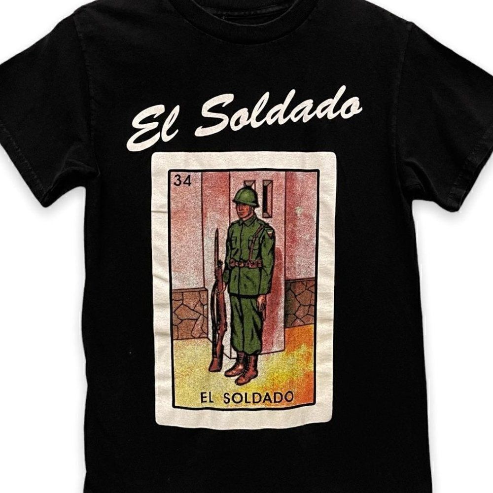 Lotería #34 El Soldado Shirt